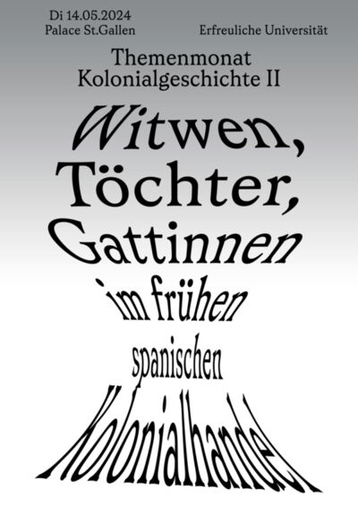 Witwen, Töchter, Gattinnen im frühen spanischen Kolonialhandel